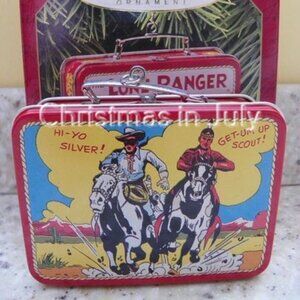 Hallmark 1997 The Lone Ranger Lunchbox Christmas Ornament